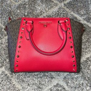 Red Michael Kors crossbody